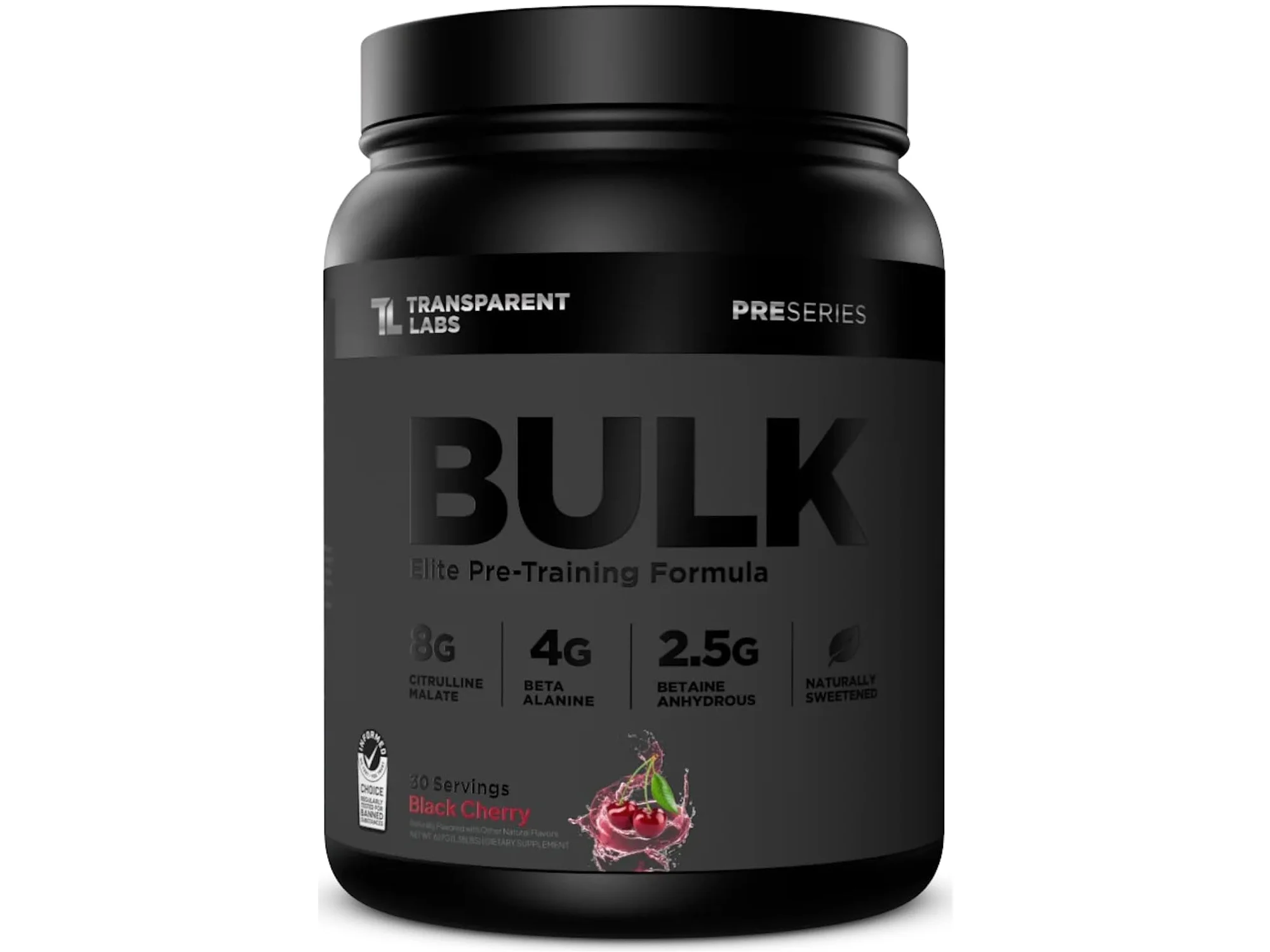 Transparent Labs BULK Black